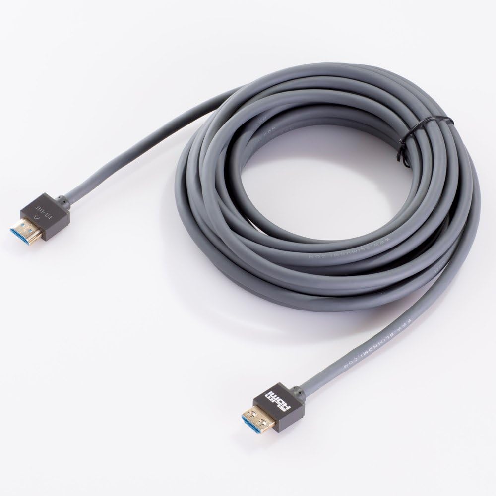 SlimHDMI 6m Pro Series Locking Cable (Gold Plated, 1080p, 4K, UHD, 3D, High Speed, ARC), Pro Series Locking SlimHDMI Cable