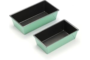 Monfish Bread loaf pan, loaf pans for oven home baking Bread mold 2lb loaf tin 10.5 x 6 x 3 inches Aluminized Steel Non Stick