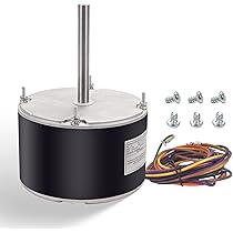ClimaTek 1/5 HP Condenser Fan Motor - Upgraded Replacement For Emerson K55HXNTL-4884, K55HXJGH-2667