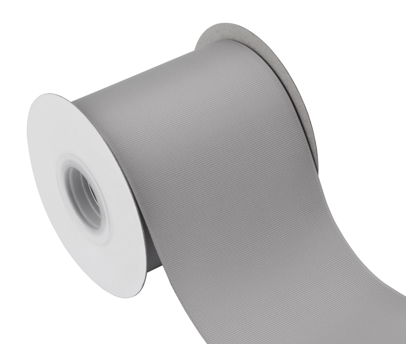 AVANAVA 100mm Wide Ribbon Grosgrain Ribbon - 22 Meters (012-Silver)