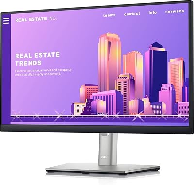 Dell P2222H 21.5 Inch Full HD 1920x1080 IPS 60Hz 5ms HDMI DisplayPort USB Black