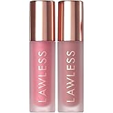 Lawless Women's Double the Plump - Plumper Duo, Velvet/Pixie, Pink, 0.11 Ounce