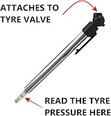 AA Tyre Safety Kit for Cars AA1146 - 2 Gauges & 4 Dust Caps Green view 7