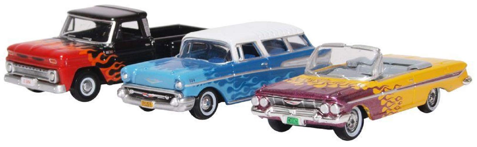 Oxford Diecast 87SET001 Set - Chevrolet Hot Rods (3)