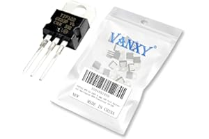 VANXY 20PCS TIP122 NPN 5A 100V 5 amp 100 Volt Epitaxial Darlington NPN Transistor TO-220
