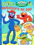 Toy 1 SESAME STREET (OUTDOORS ALL DAY)COLORING BOOK (#4) Book
