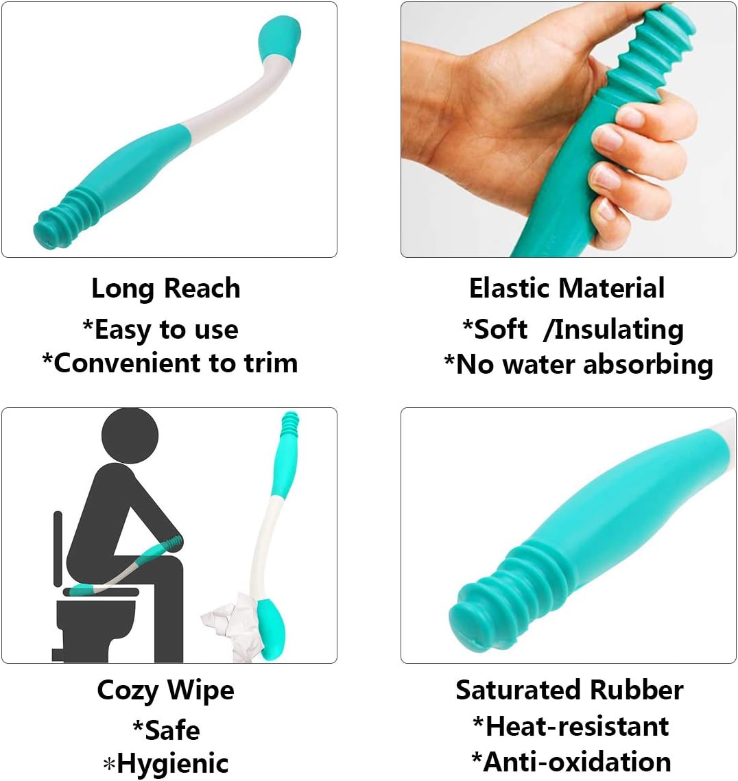 Vansun 1-Pack Toilet Aids Tools,Long Reach Comfort Wipe, Tissue-Stick Toilet Helper, Elderly, Pregnancy, Help to Handle The Living Problem.: Health & Personal Care