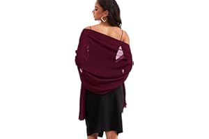 Baoqiya Women's Shawls and Wraps for Evening Dress Chiffon Shawl Soft Elegant Silky Pashmina Wedding Bridal Scarf