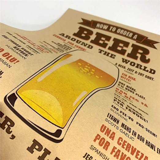 Wskrzs Etiqueta De La Pared Cartel Vintage Papel Pintura Etiqueta