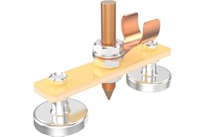 Hynade Welding Magnetic Ground Clamp,Strong Magnetism Large Suction Welding Ground Magnet,Copper Tail Magnetic Ground Clamp for Welder Double Magnet (WMG-04-Double)