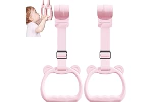 Baby Cot Rings - Baby Pull Up Rings | 2 Pieces Cots Hangable Ring |Training Tool Babycot Accessories Toy Strap for Walking Pr