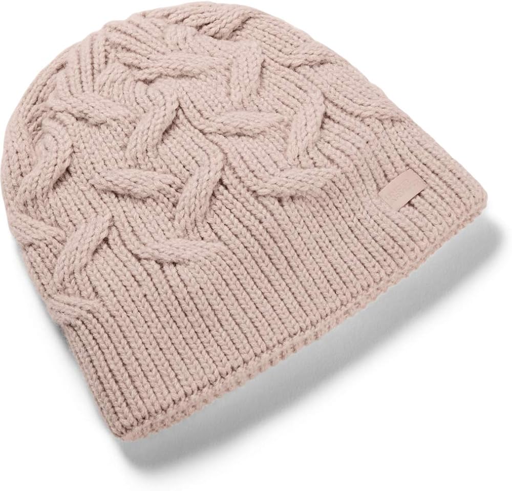 Under Armour Women's Around Town Beanie, Black (001)/Black, One Size Fits All : Clothing