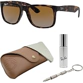 Ray-Ban RB4165 JUSTIN CLASSIC POLARIZED Sunglasses with Official Kit