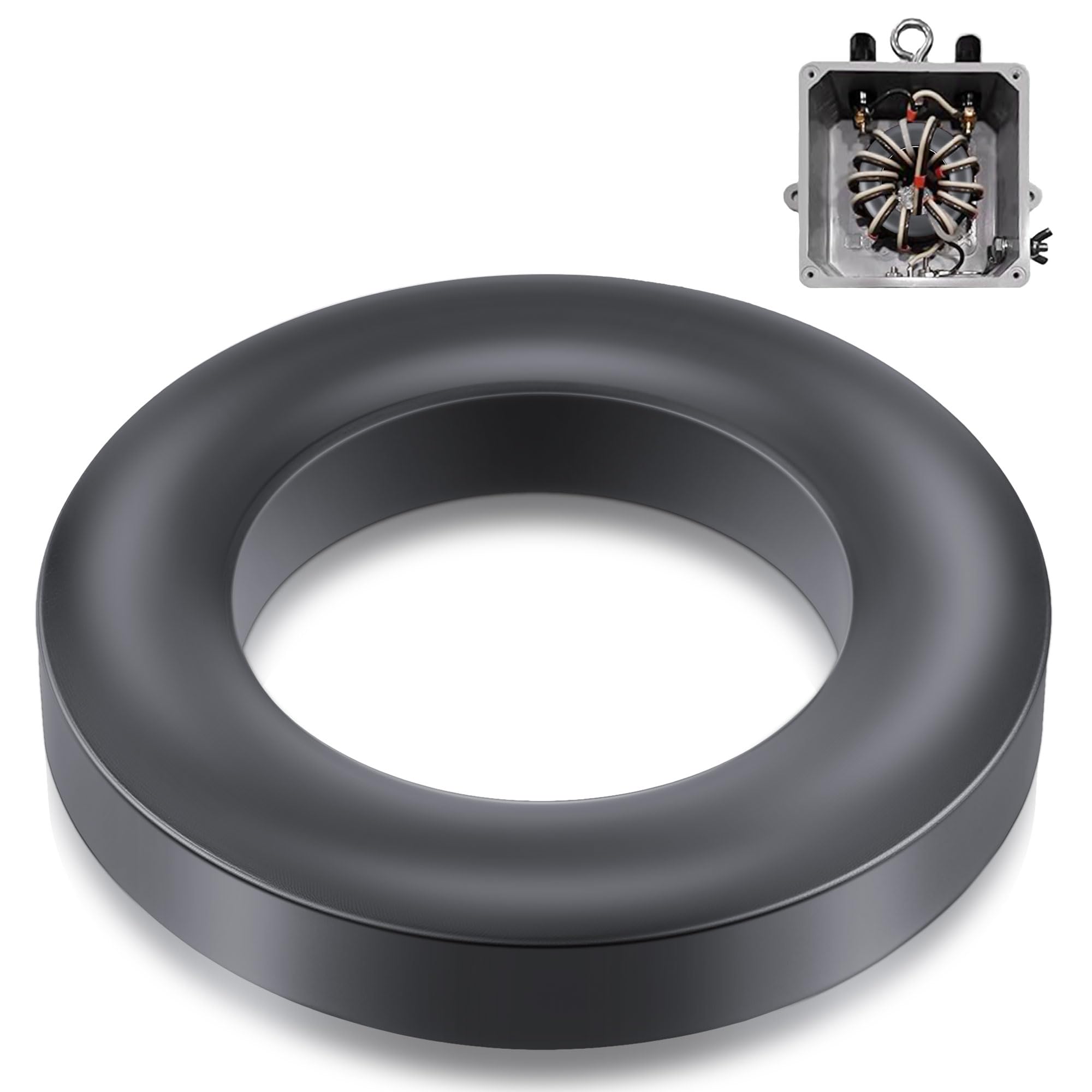 Photo 1 of Gulfmew Toroid Ferrite Core Compatible with FT240-43 Ferrite Ring 2.4” to Reduce Signal Loss for RFI EMI RF HF Wires Suppression, EFHW and Power Transformers