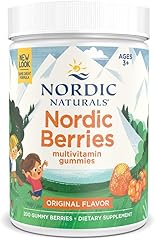 Nordic Naturals Nordic Berries, Citrus - 200 Gummy Berries - Great-Tasting Multivitamin for Ages 2+ - Growth, Development, Op