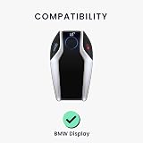 kwmobile Silicone Car Key Cover for BMW 7 5 X3 X4 X5 i8 6 GT - Black/Blue view 6