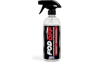 EntireFlight FOD Off Premium Aviation Grade Acrylic Plexiglass Cleaner Spray for Windshields Windsscreens and Windows - Plastic & Polycarbonate | Bugs - Dirt - Grease - Grime - Go FOD Off
