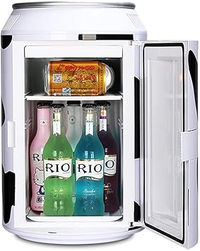 acando mini nevera electrica portatil 11l 12 latas negro blanco nevera compacta enfriador termoelectrico y calentador de us refrigerador de