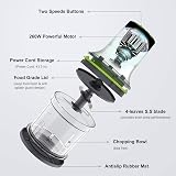 LINKChef Mini Food Processor 500ml Chopper 2 Speed 260W Bowl Blades view 4