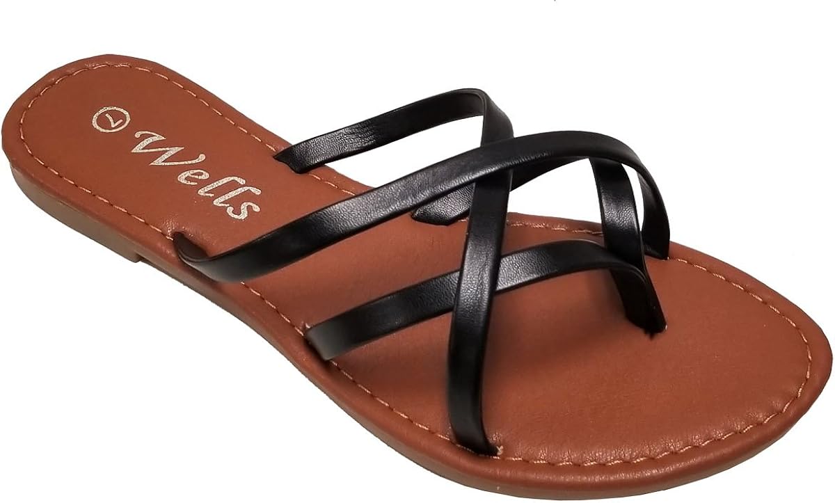 strappy flip flops sandals