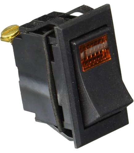 Amazon.com: Cole Hersee 58328-04 Black SPST On-Off Rocker Switch
