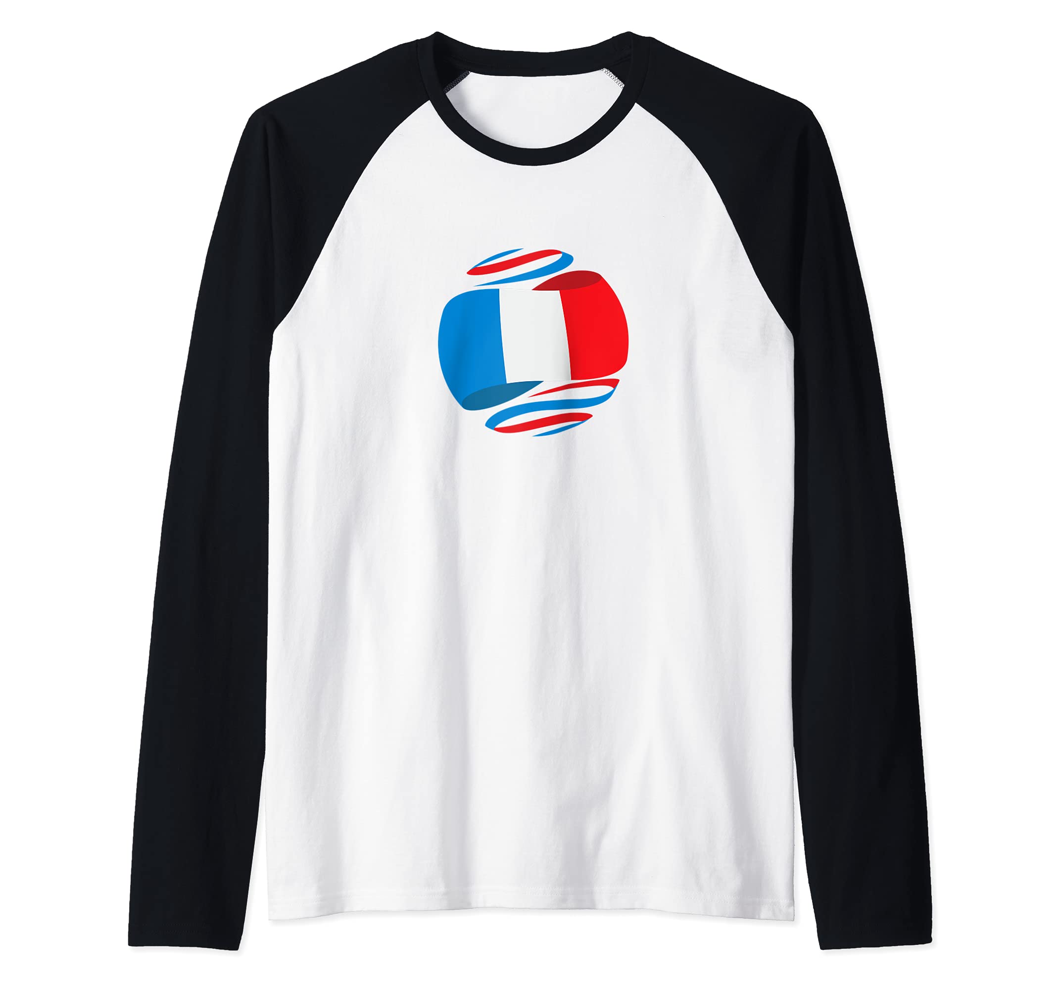 Flag France Raglan Baseball Tee