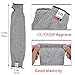 CAWANFLY Protective Arm Sleeves, Level 5 Protection Cut Resistant Sleeves with Thumb Hole (Grey)
