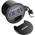 ORICO Desk Grommet, 4 Port USB 3.0 Hub, 5Gbps Data Transmission with 4.9ft Cord for Diameter 2.36" or 60MM Hole, Office Accessories, for PC, Flash Drive, HDD Enclosure and Other USB Devices