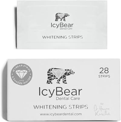 ICY Bear Teeth Whitening Strips PAP Technology Brand New Home Use