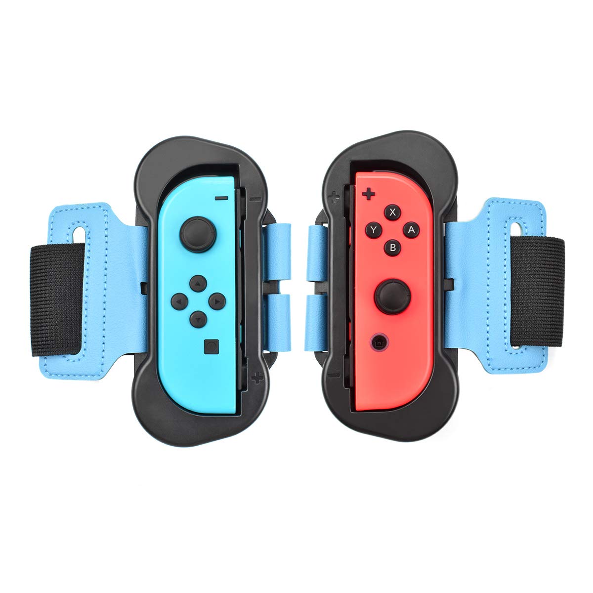 Powtree 2 Pack Adjustable Elastic Strap Wrist Dance Bands for Nintendo Switch JoyCon