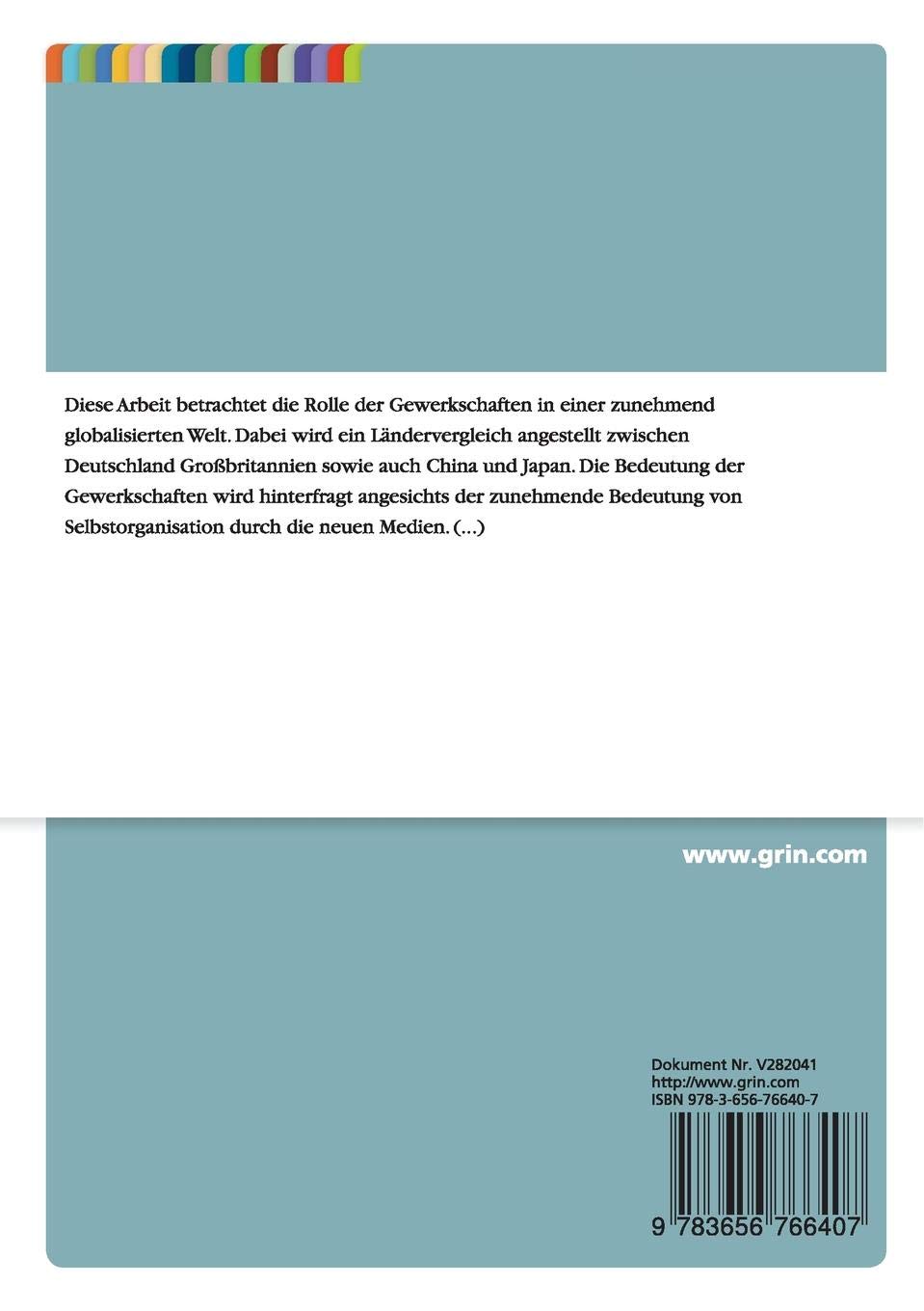 Gewerkschaften Und Globalisierung Ein Internationaler - 