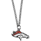 Siskiyou NFL Denver Broncos Chain Necklace with Small Pendant, 20"