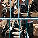 Hand-made Paracord Handle For YETI Mug, Ozark Collers, Rtic, BOSS, Kodiak, SIC Trail Rambler and other 30oz Tumblers - Ultra-Strong 550 lbs Type 3 Paracord Handie, Black/Pink style - Best Gift Idea!