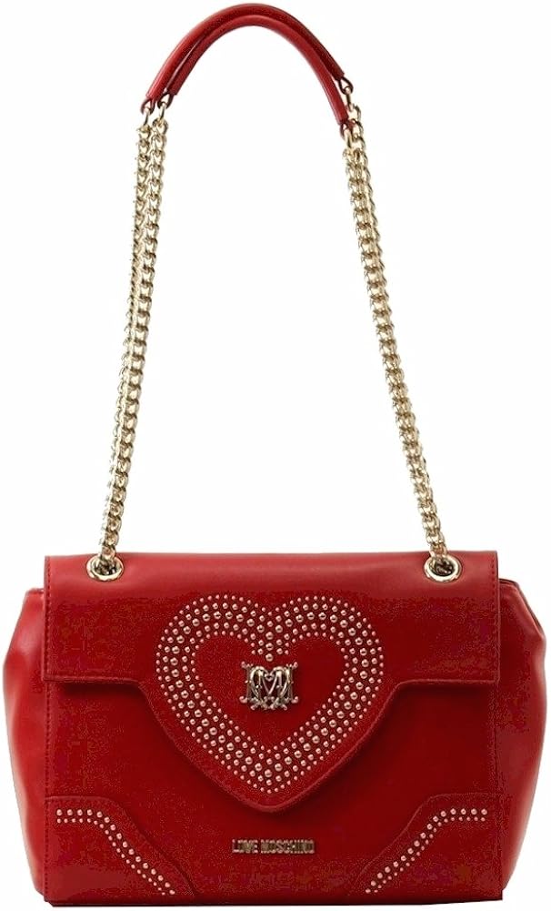 love moschino bag red heart