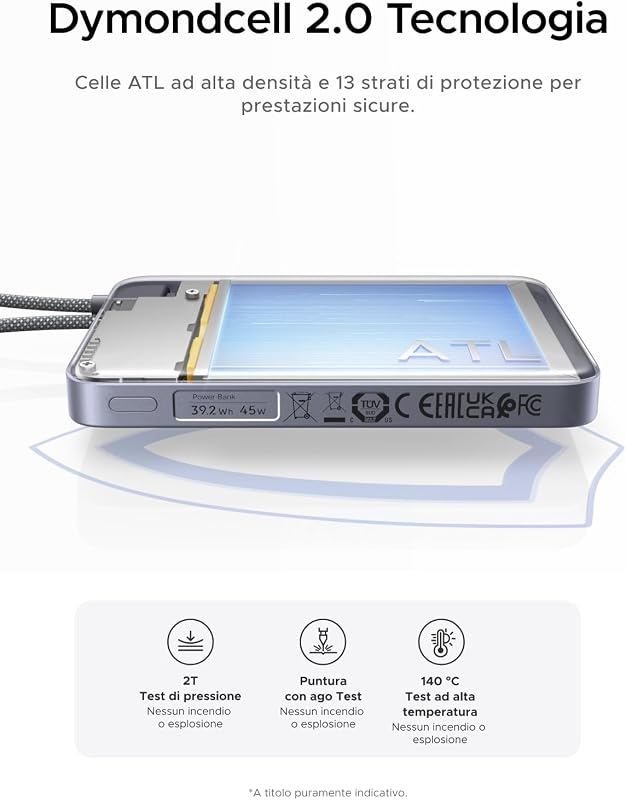 MagFlow Air Qi2 25W Power Bank MagSafe Ultrasottile 10000mAh