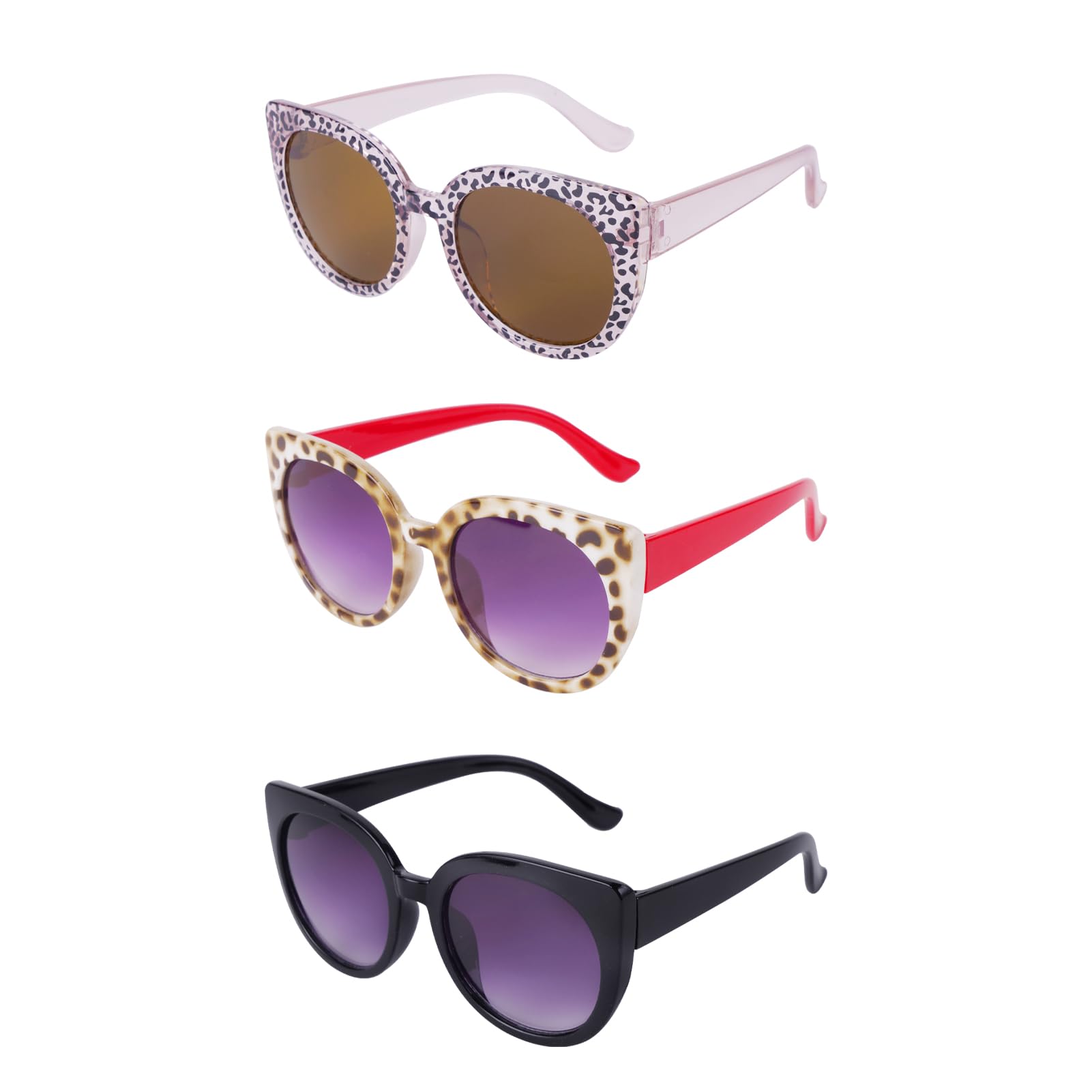 Kids Sunglasses Boys Girls, Cute Sunglasses Multiple Shaped Glasses, Kids Sunglasses Party Favors for Ages 3-10