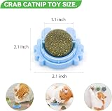 Aucenix Catnip Balls Toy Wall Rollers for Cats Pink Blue Green 360° Rotation view 3