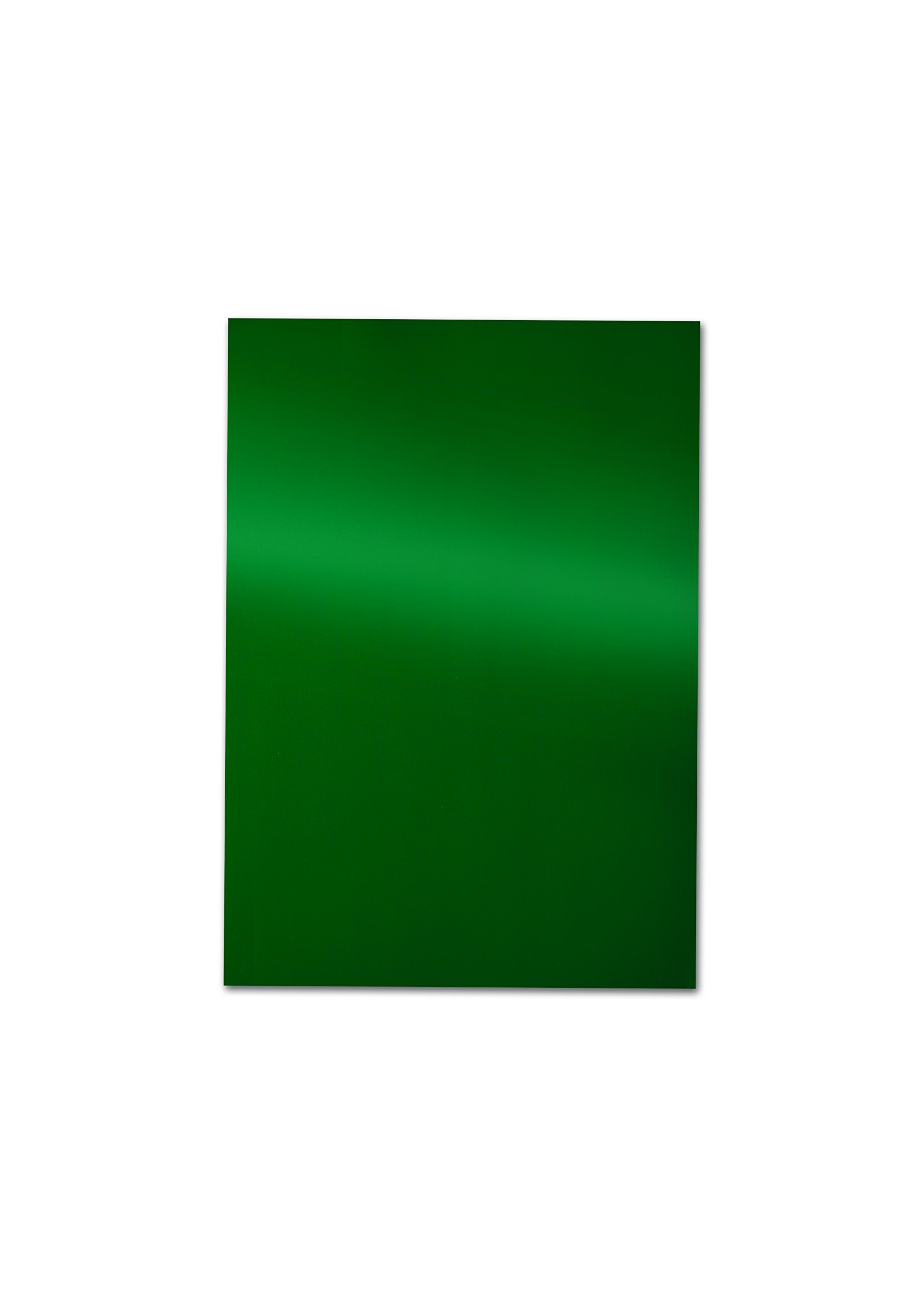 PAVO Premium A4 Glossy Cardboard Cover - Green (Pack of 100)