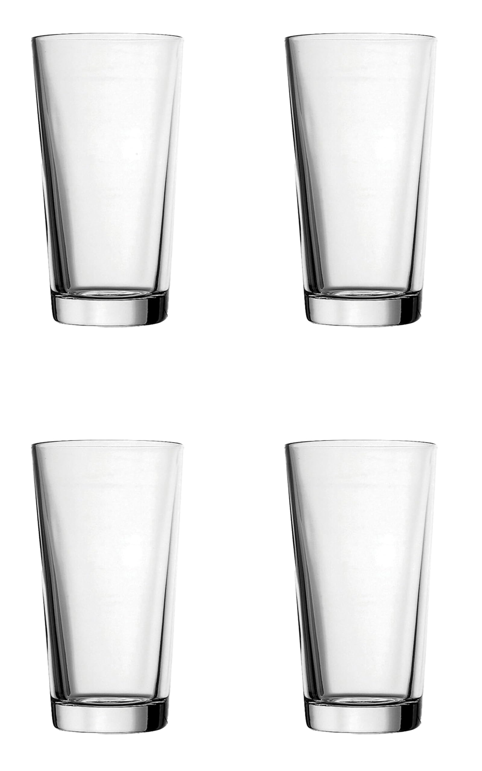 Utopia Perfect Pint Glasses 20oz / 568ml - Set of 4 | Toughened Beer Glasses