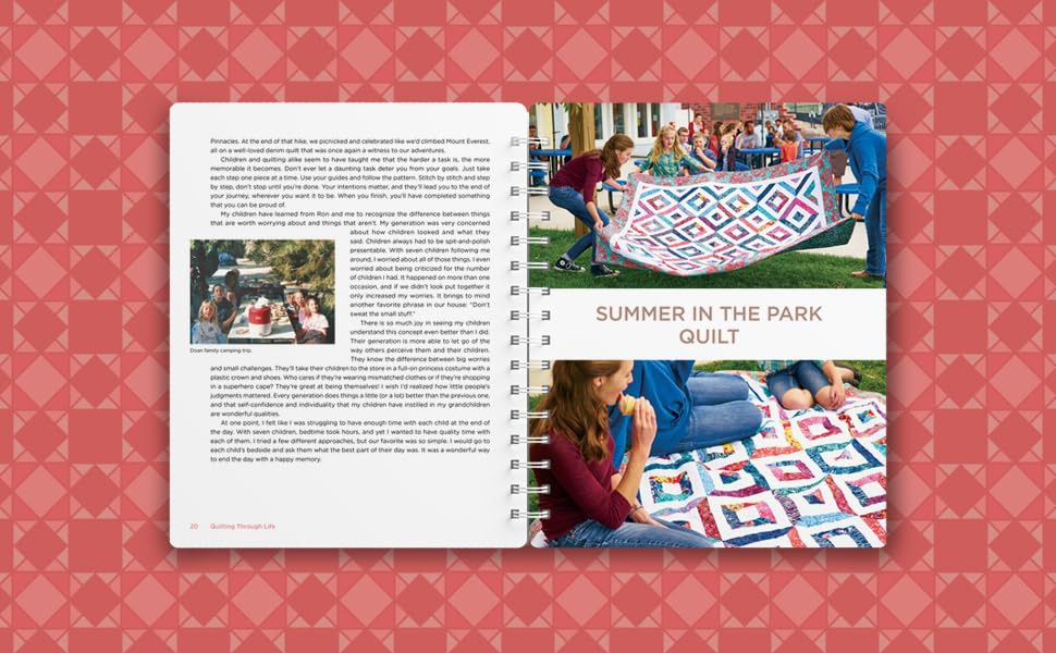 Quilting Through Life: Patterns and Prose for Every Stage of Life (Spiral Bound to Lay Flat)