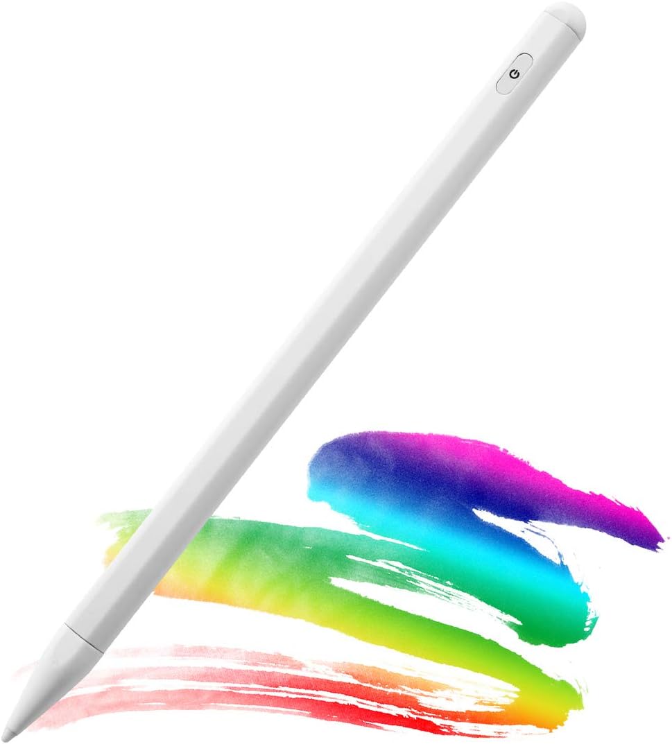 Stylus Pen for iPad Pencil with Palm Rejection Active Pencil with Magnetic Design Compatible with Apple iPad 6th 7th Gen/iPad Pro 3rd Gen/iPad Mini 5th Gen/iPad Air 3rd Gen Rechargeable Digital Pencil