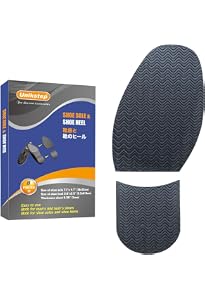 Semelles De Réparation En Caoutchouc Anti-Glisse - Faciles à Couper, Silencieuses Et Confortables Pour Chaussures Intérieur & Extérieur