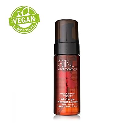 Seiden Öl von Marokko-Argan 4-in-1 Volumen Mousse-gibt Haar Volumen Schub-dicker Fuller Haare-Haare Verdicker-Haar Volumen St
