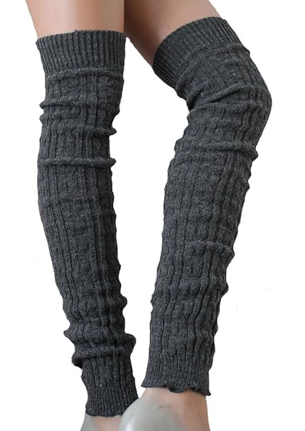 SC-Strümpfe Damen Wollstulpen extra lang
