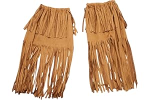 gosduiwip Hippie Fringe Boot Covers Made With Polyester For Women Stunning Indian Leg Warmers Any Themed Party Theater Dress