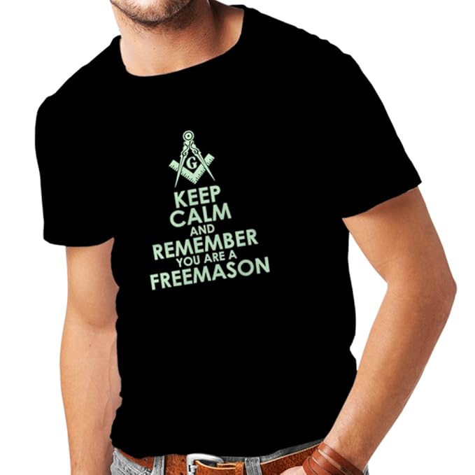 lepni.me Männer T-Shirt Denken Sie daran, DASS Sie EIN Freimaurer Sind - Masonic Winkel und Zirkel