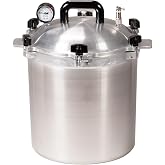 All American 1930 1925X Sterilizer - 25 qt - Non-Electric Sterilizer - Suitable for Any Heat Source - Includes Rack - Made in the USA
