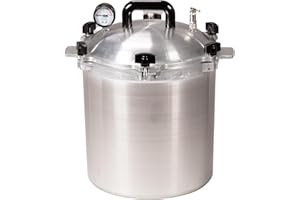 All American 1930 1925X Sterilizer - 25 qt - Non-Electric Sterilizer - Suitable for Any Heat Source - Includes Rack - Made in