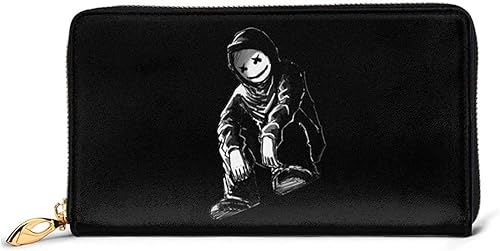 Amazon Alan Walker Marshmello 長財布 男女通用 牛革 薄い 二つ折り財布 ギフト メンズバッグ 財布