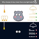 Mobri E14 LED Light Bulb 5W Color Changing RGB Remote 4 Pack 270° Beam 450LM view 5